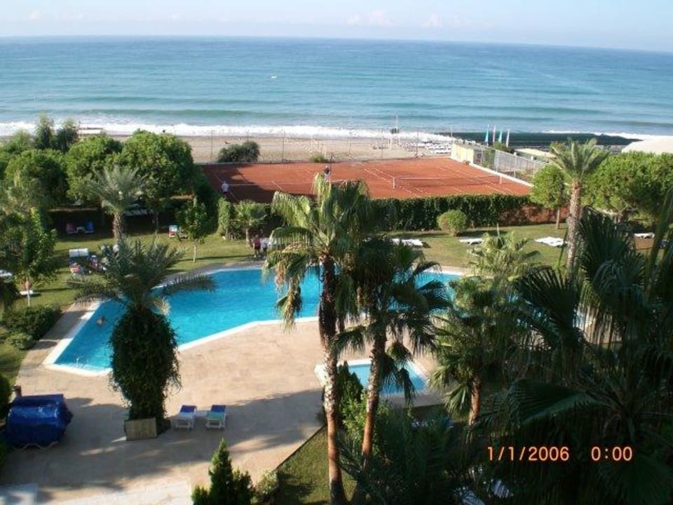 Ausblick vom Balkon Club Turtas Beach Hotel