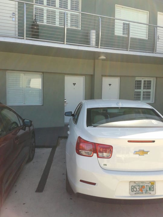 Zimmertür Motel Blue Marlin