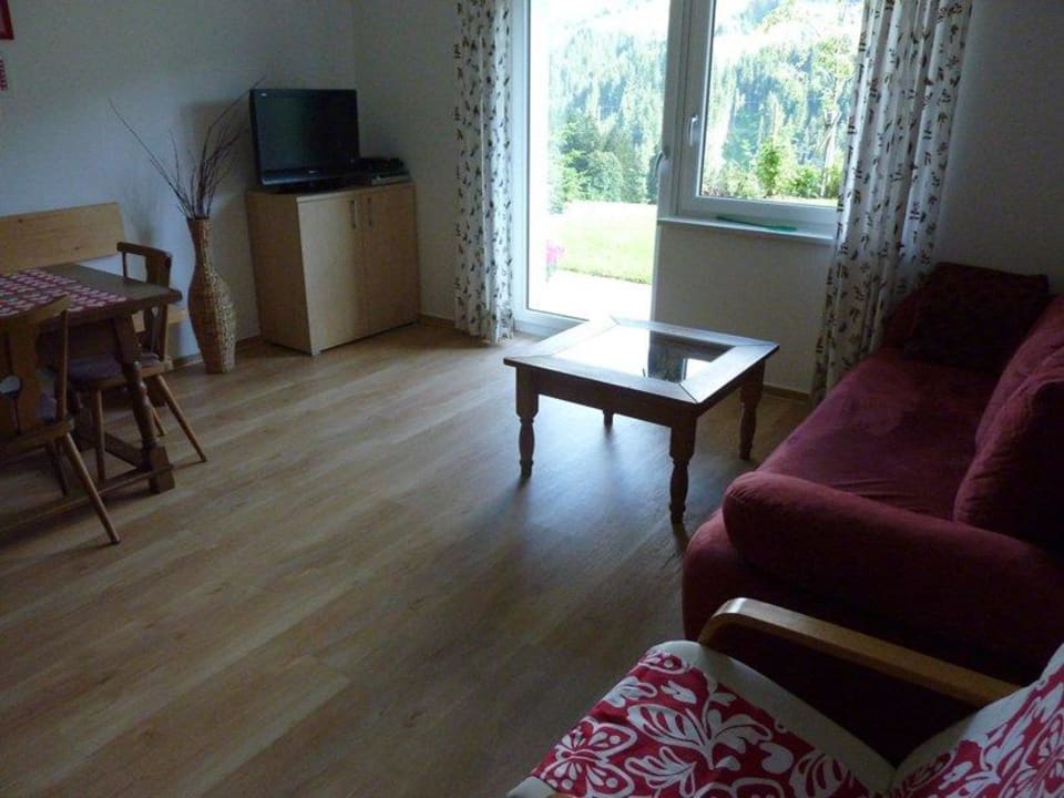 Wohnzimmer Appartement Enzian Haus Schmetterling