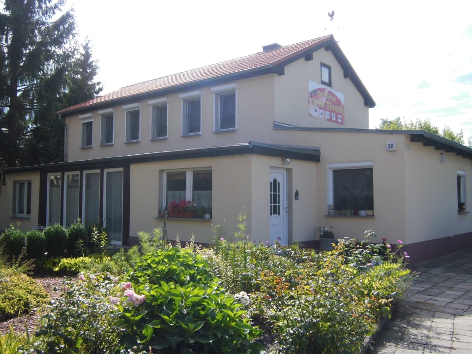 Außenansicht Pension zum Tivoli