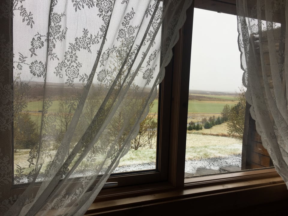 Ausblick Farmhotel Efstidalur