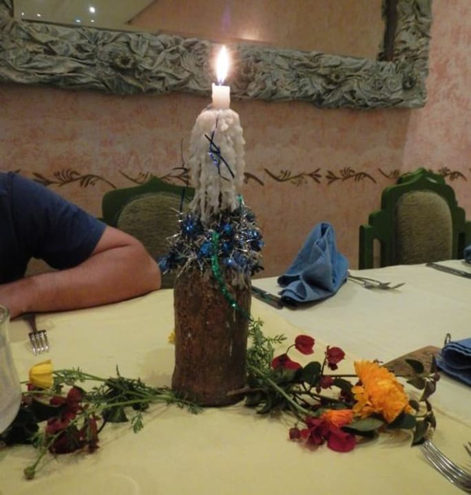 Tischdeko? Am letzten Abend Royal Jinene