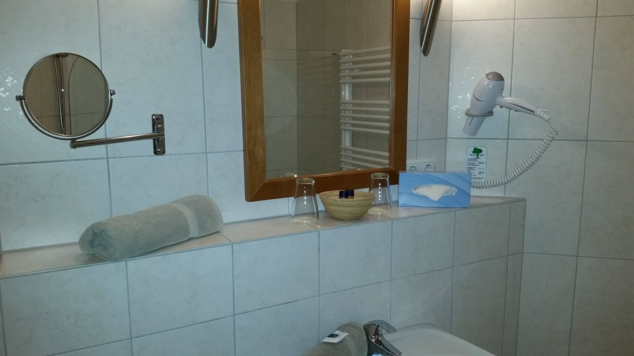 Badezimmer Hotel Ampervilla