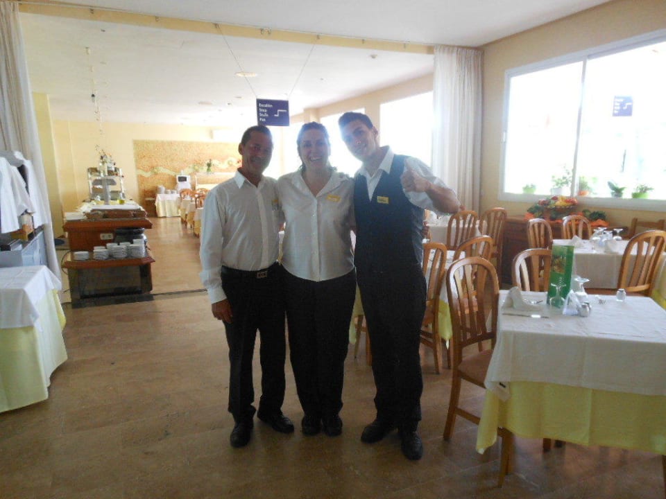 Das Service-Team des Restaurants HSM Lago Park