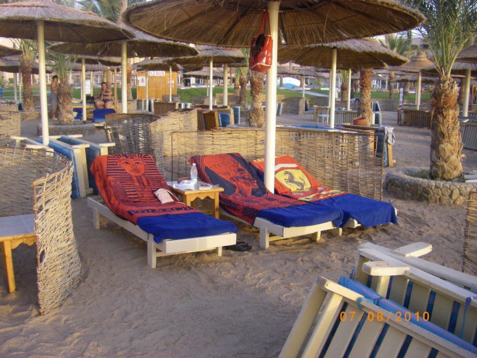 Unsere Strandliegen Beach Albatros Resort