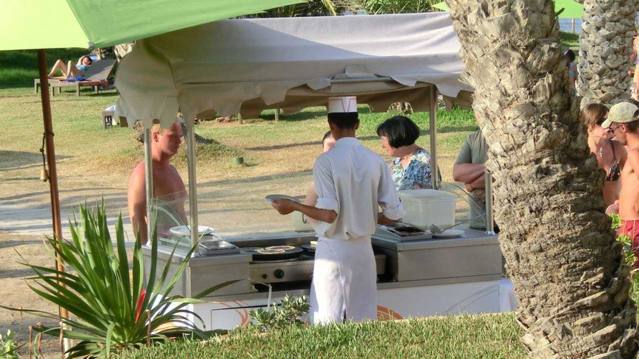 Mh Crepes und das jeden Tag, lecker Hotel Rosa Beach