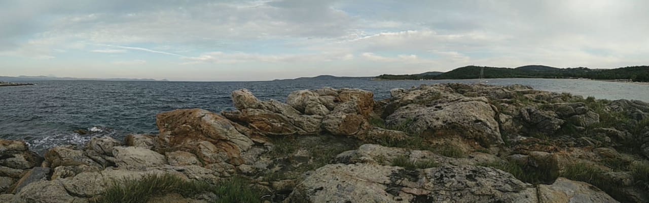 Plaża - zatoka Chrousso Hotel Chrousso Village