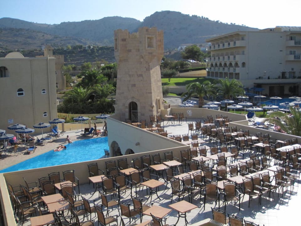 Вид с балкона Lindos Royal Resort