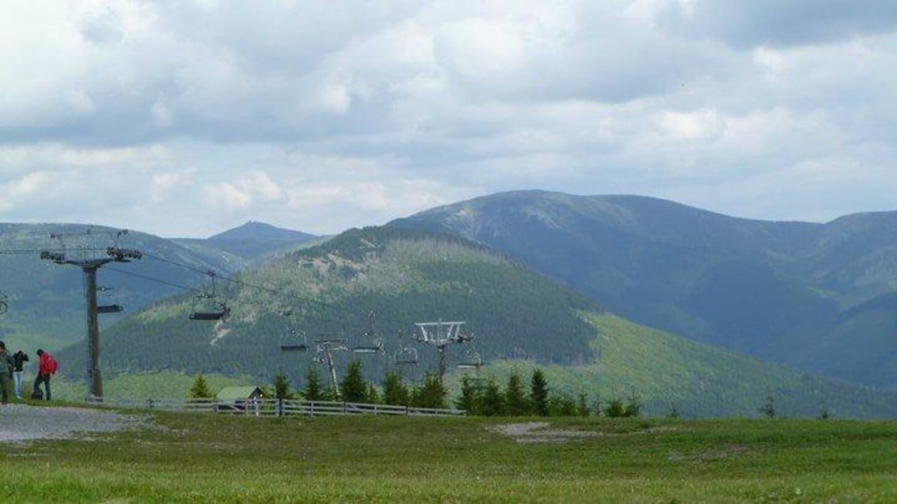 Výhled z hor Hotel Savoy