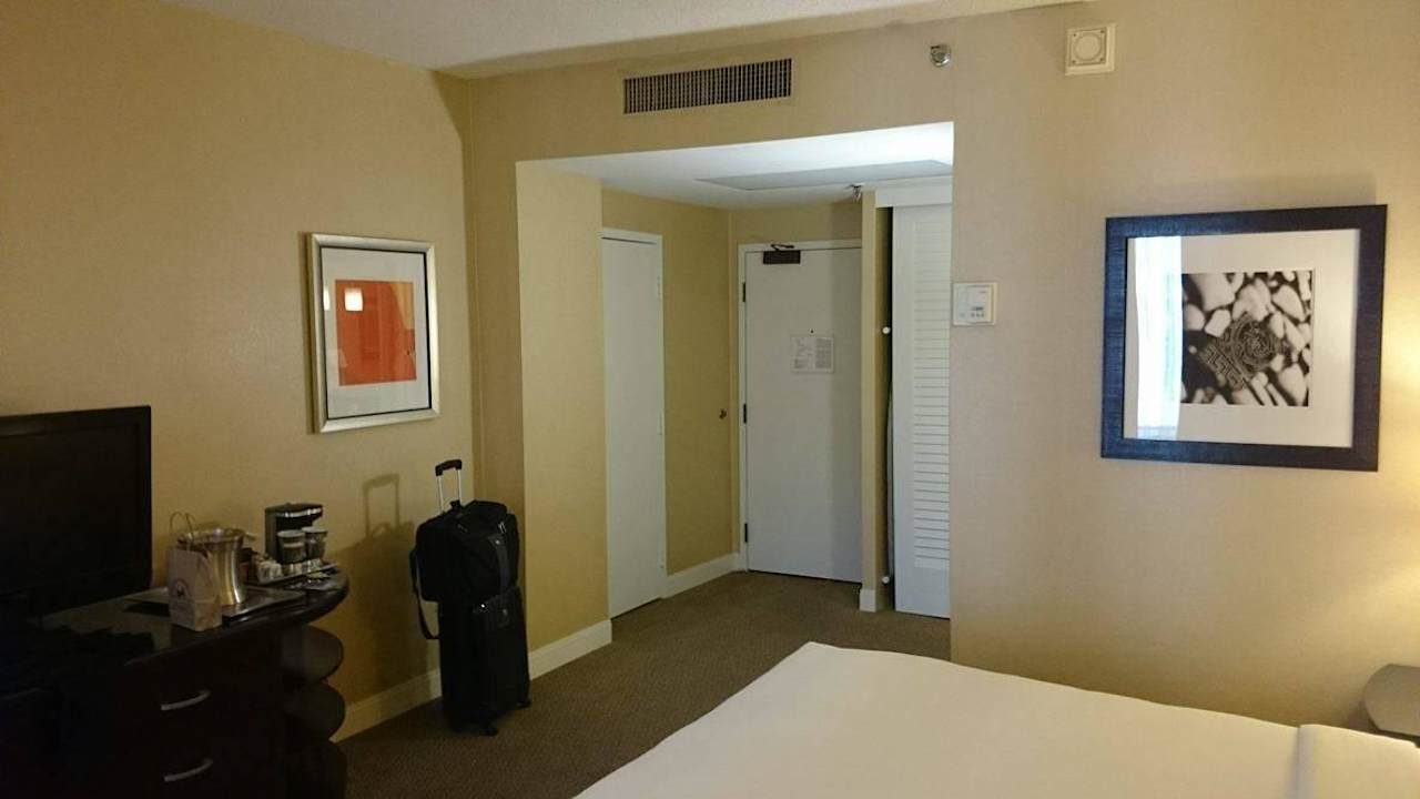 Blick zum Eingang Hotel Hilton Atlanta