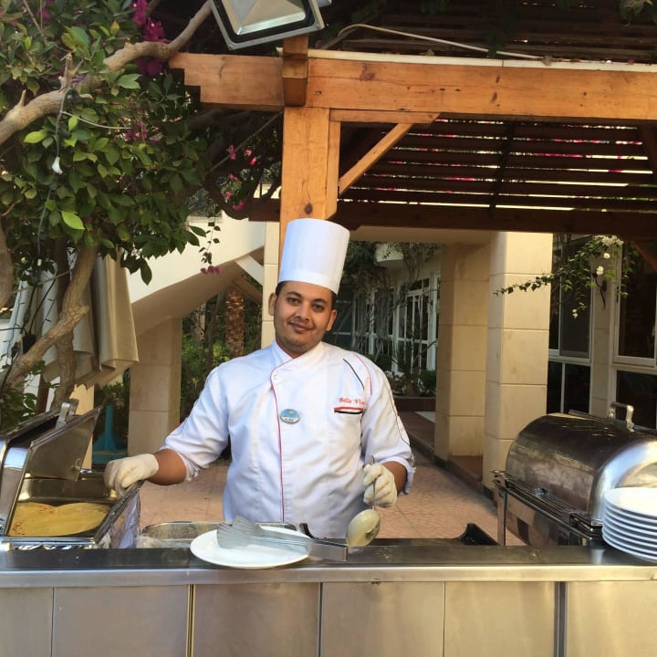 Verschiedene Eiervariationen zum Frühstück Bella Vista Resort Hurghada