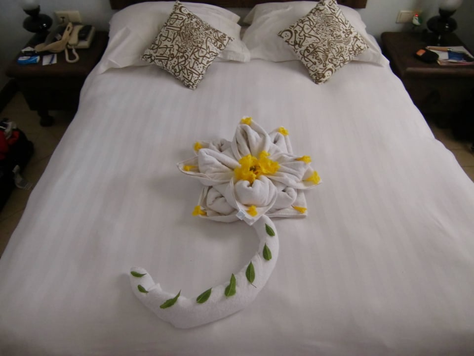 Kunstwerk des Hausboys Achmed Radisson Blu Resort, El Quseir