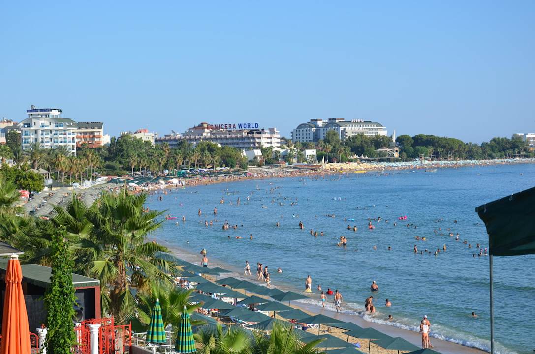Strandansicht Avsallar Aska Hotel Just in Beach