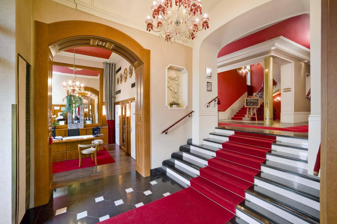 Rezeption Mamaison Hotel Riverside Prague