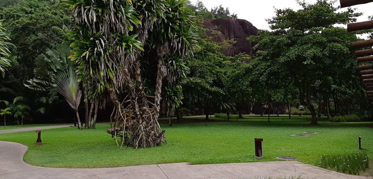 Gartenanlage Kempinski Seychelles Resort