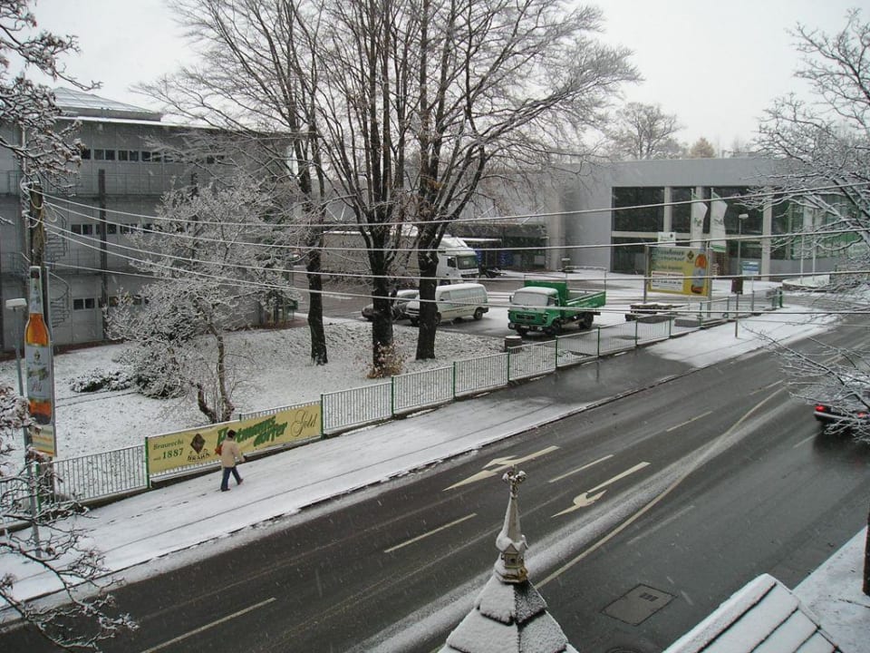 Fensteraussicht aus dem Hotelzimmer Erlebnisgasthof und Hotel Braugut