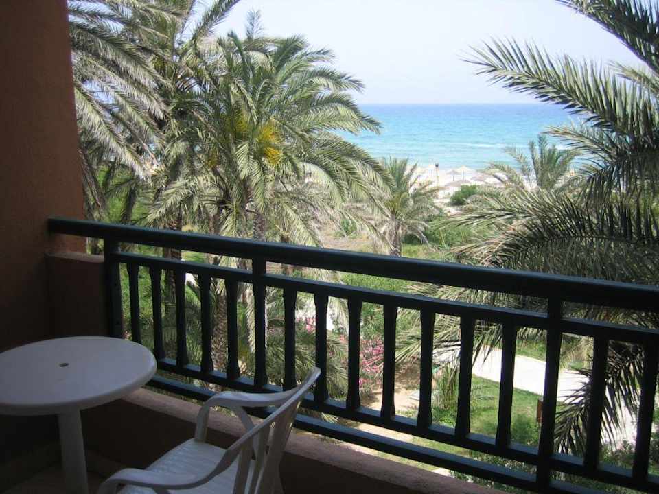 Balkon mit Meersicht El Ksar Resort & Thalasso