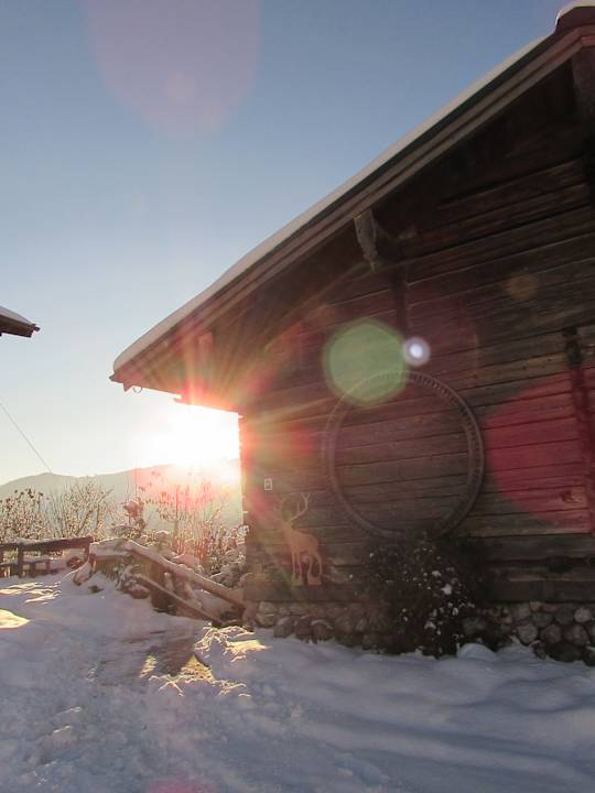 Außenansicht Almhütte Brandgut