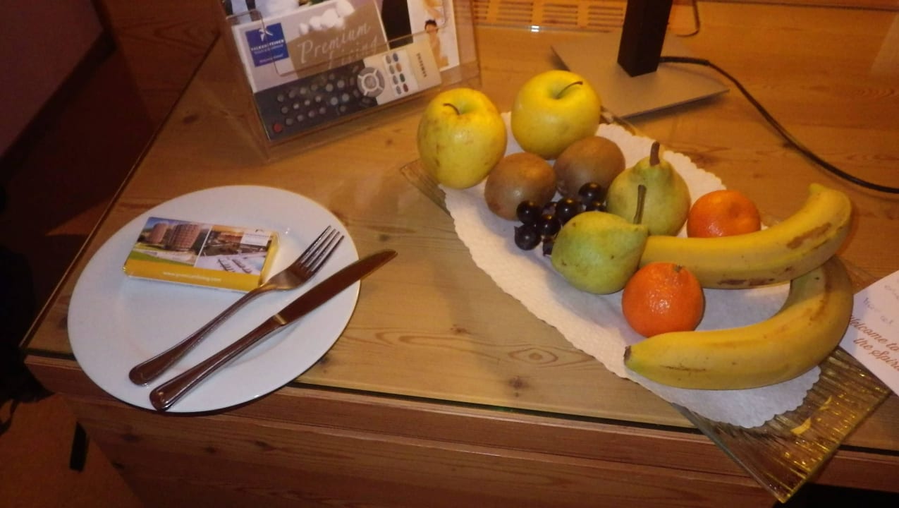 Begrüßungsteller Falkensteiner Hotel Cristallo