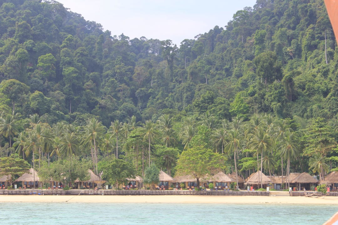 Blick vom Boot aus Hotel Thapwarin Resort