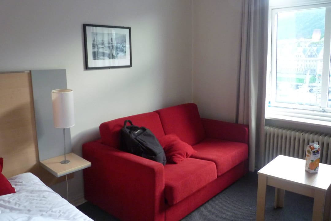 Bedroom is spacious Hotel Scandic Strand