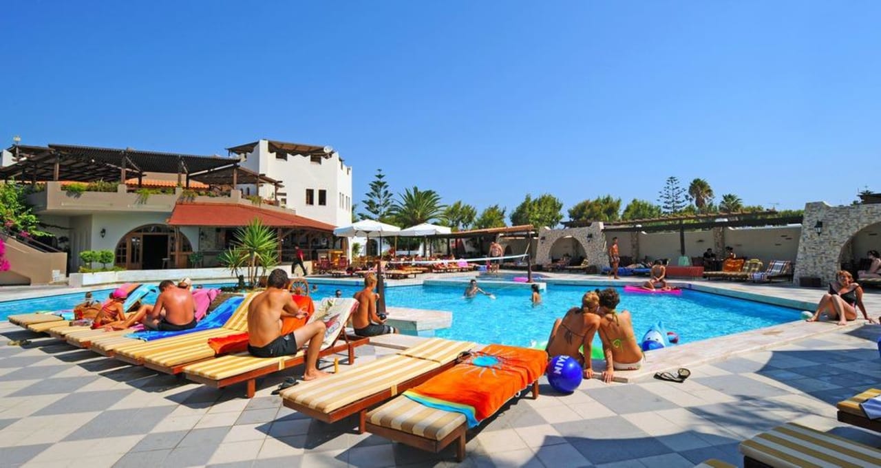 Gaia Garden 2009 pool view Gaia Garden Hotel