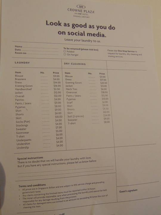Sonstiges Hotel Crowne Plaza Changi Airport