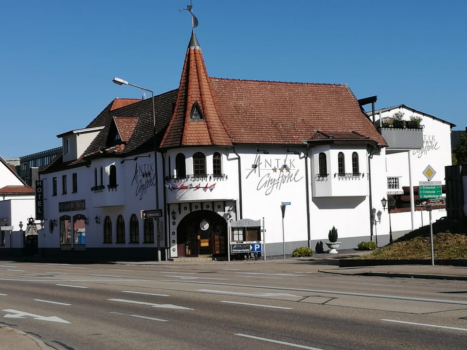 Außenansicht Boutiquehotel Goldhahn