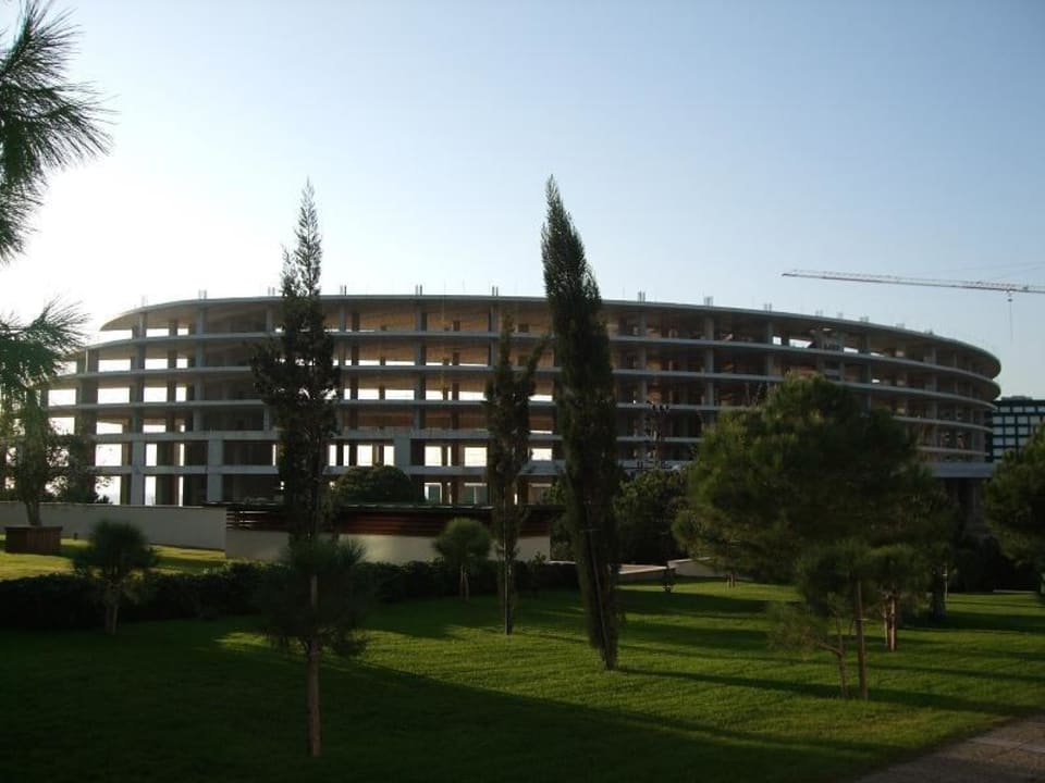 Baustelle neben dem Hauphaus Teil A Voyage Belek Golf & Spa