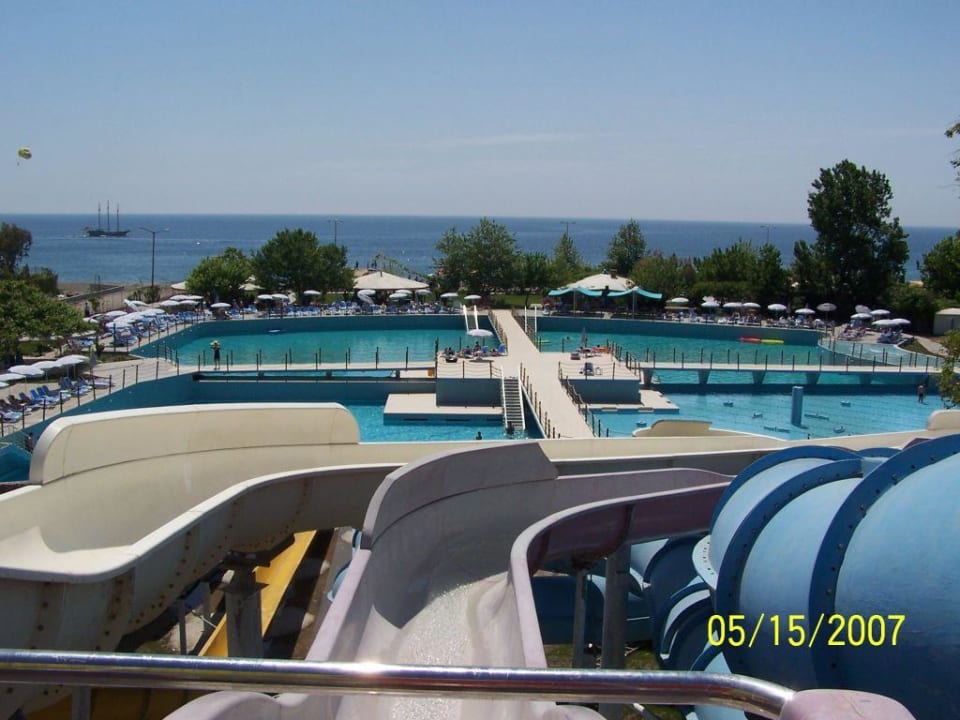 ausblick von den rutschen Miarosa Kemer Beach