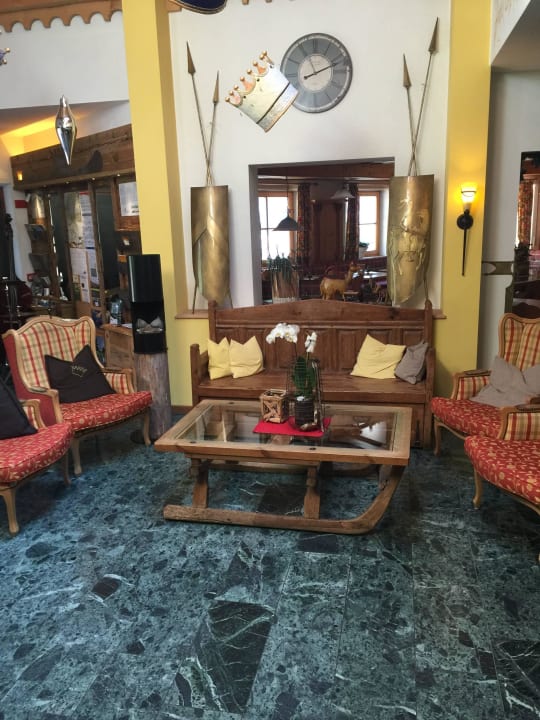 Gemütliche Sitzecke Hotel Bergschlössl