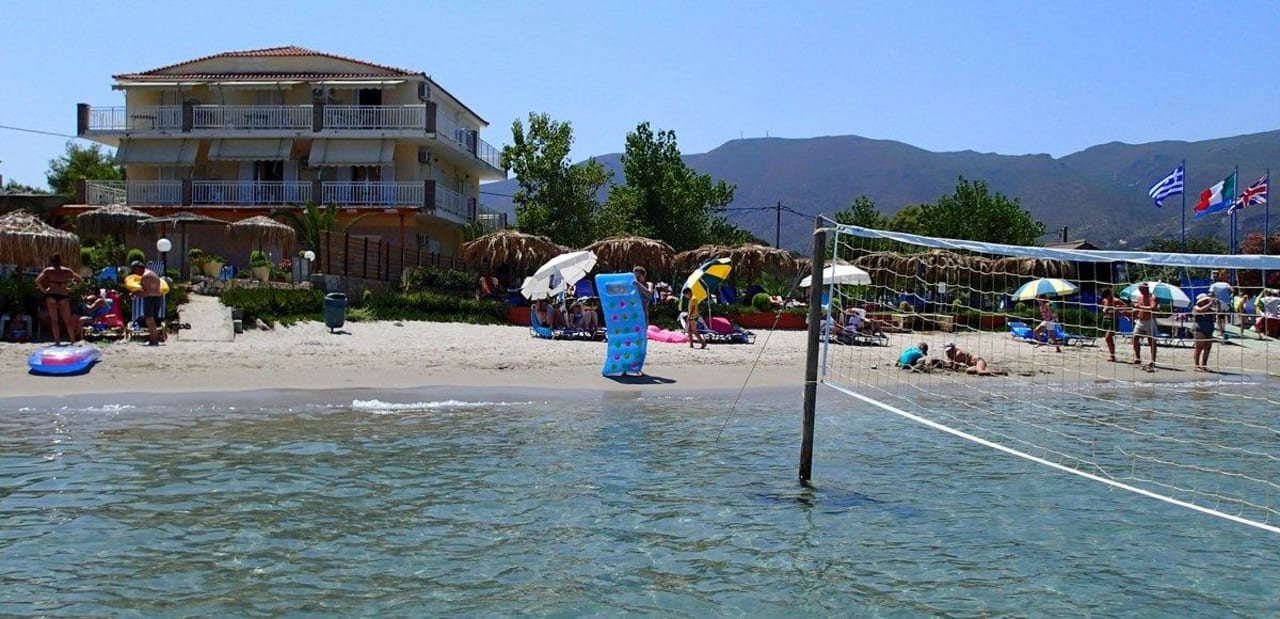 Plaża gdzie dowozi busik Hotel Zante Village
