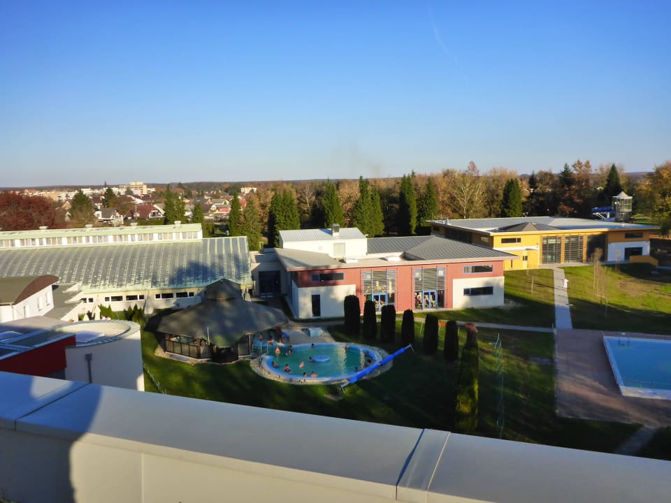 Blick vom SPA-Bereich (4.Etage) Thermal Hotel Balance Lenti