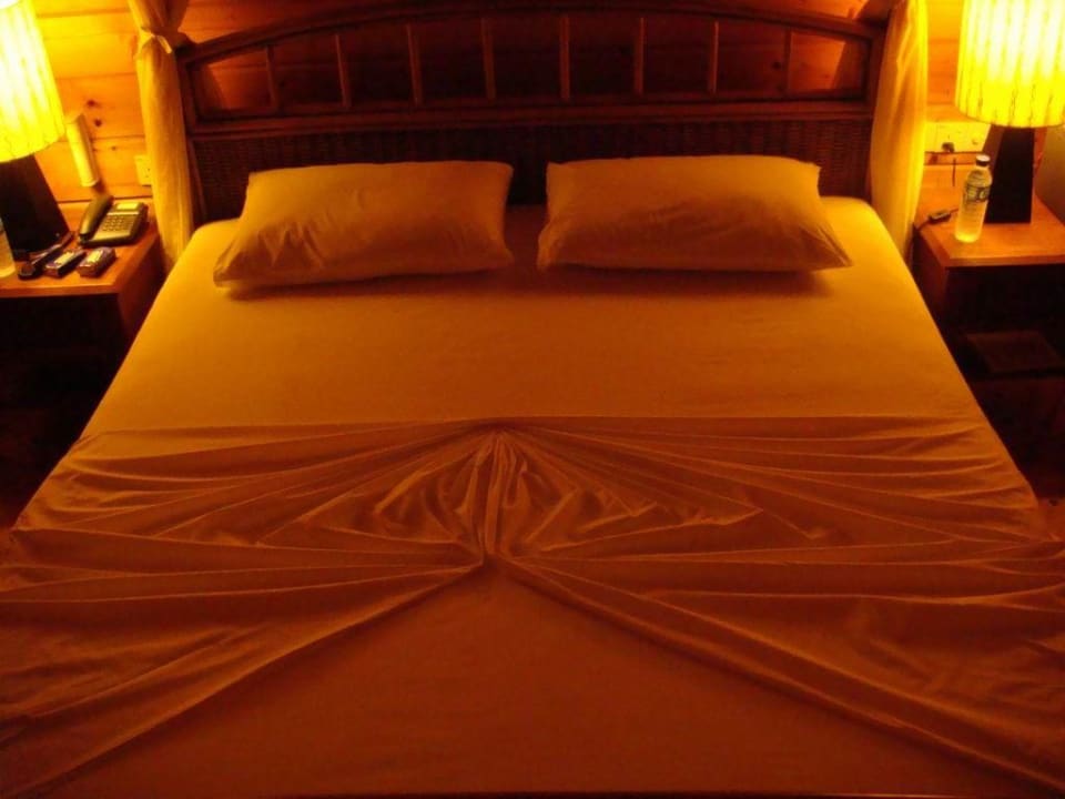 Bett Wasservilla Meeru Maldives Resort Island