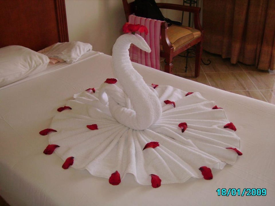 Handtuch-Skulptur Malikia Resort Abu Dabbab