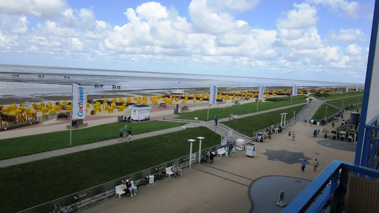 Ausblick Strandhotel Duhnen / Aparthotel Kamp