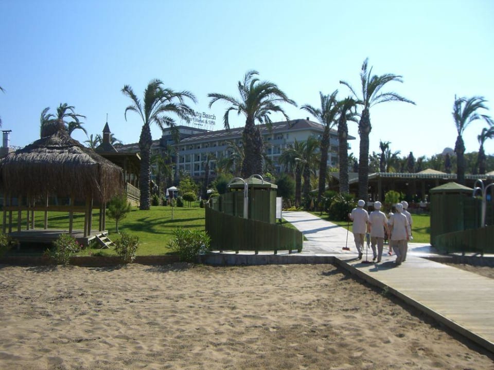 Hotel vom Strand aus! Sunis Kumköy Beach Resort Hotel & Spa