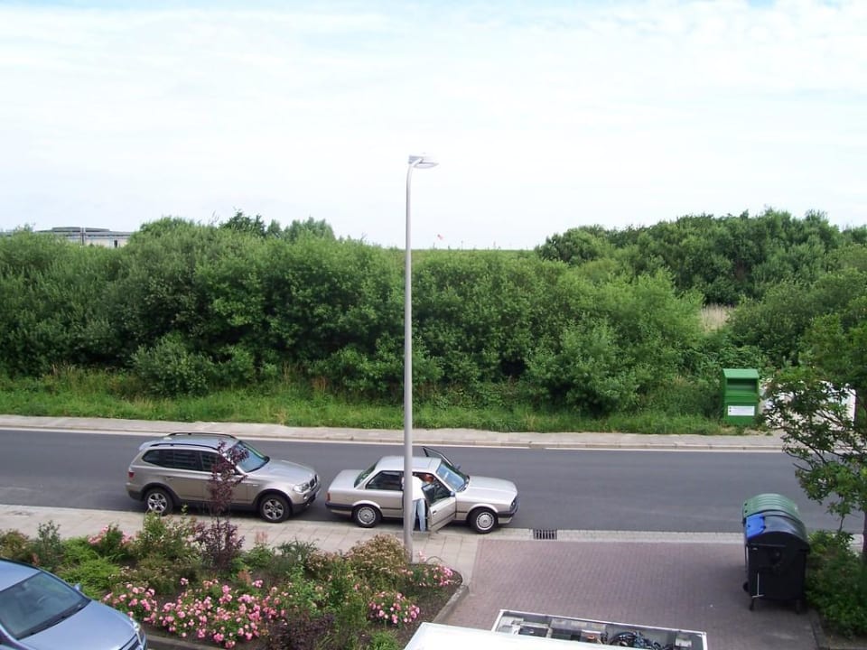 Ausblick aus dem Zimmerfenster Hotel Deichgraf