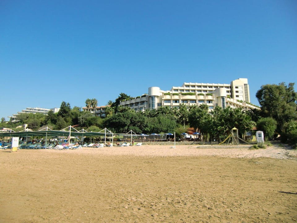 Vom Strand aus Melas Resort Hotel