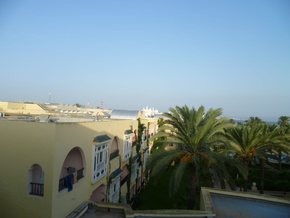 Ausblick Balkon vom Zimmer 1004 Houda Golf & Beach Club