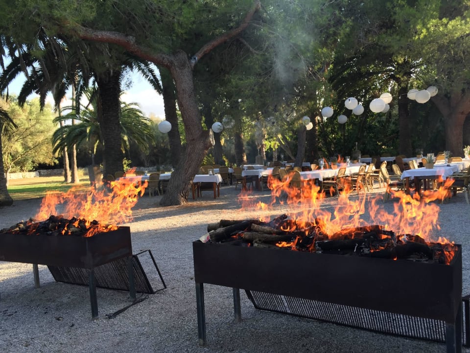 Vor dem Grillfest Finca Hotel Predio Son Serra