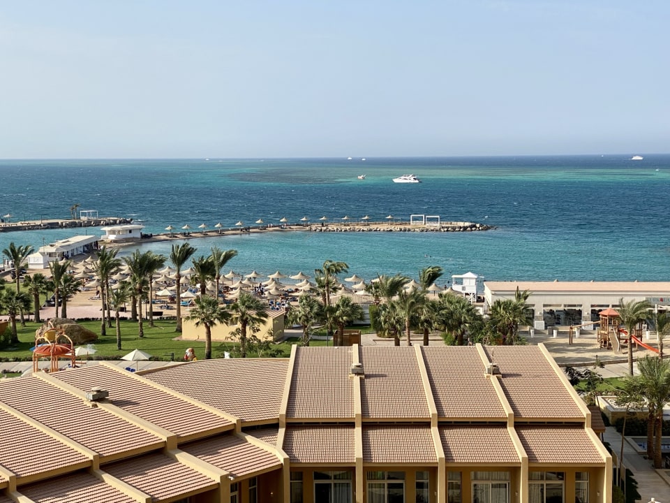 Ausblick Hilton Hurghada Plaza