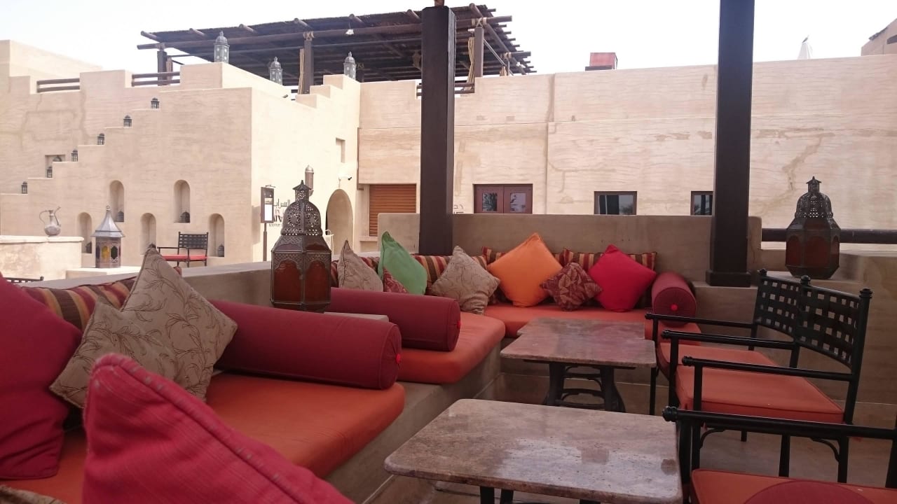 Dachterrasse Hotel Bab Al Shams Desert Resort & Spa