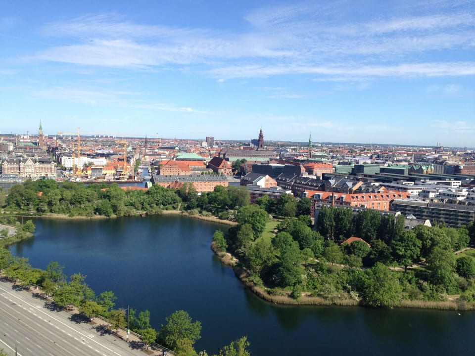Blick vom 21. Stock Hotel Radisson Blu Scandinavia