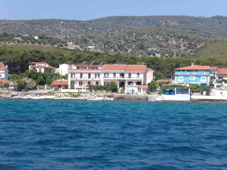 Blick vom Meer Hotel Sunrise