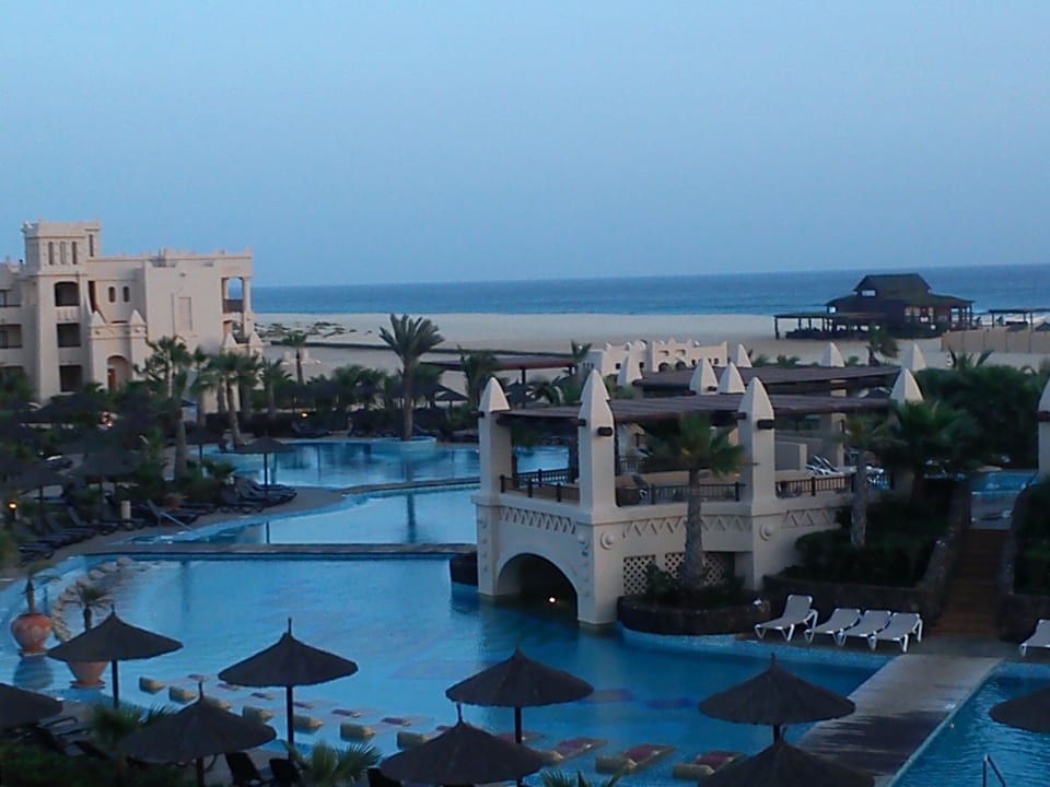 Top-View vom Zimmer im 5er Block Hotel Riu Touareg