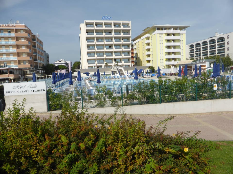 Ansicht Lido von der Promenade  Lido Bibione