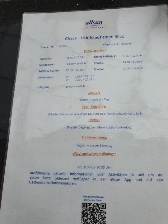 Sonstiges allsun App.-Hotel Albatros