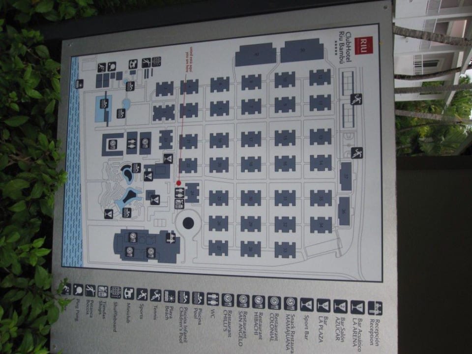 Übersicht der Anlage Hotel Riu Bambu