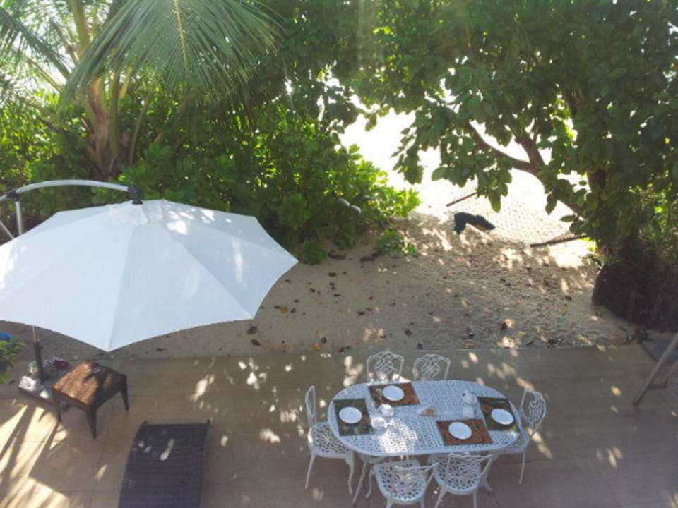 Terrasse zum frühstücken Villa Dorado